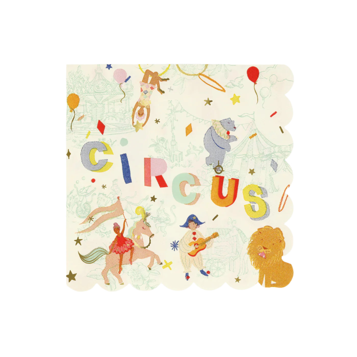 Meri Meri Circus Paper Napkins - Large