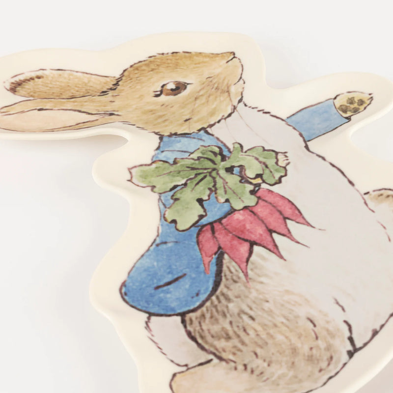 Meri Meri Peter Rabbit Shaped Melamine Plates| Putti Fine Furnishings