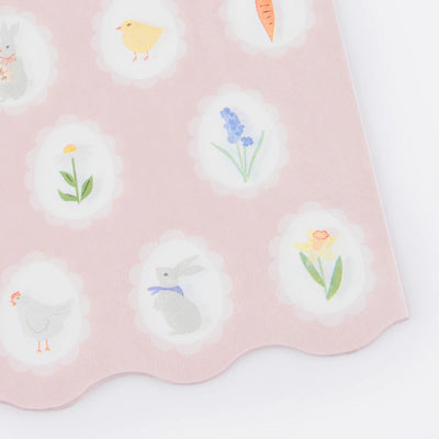 Meri Meri Easter Cameo Guest Napkins