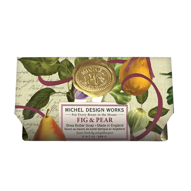 Michel Design Works Fig & Pear Large Bath Soap Bar