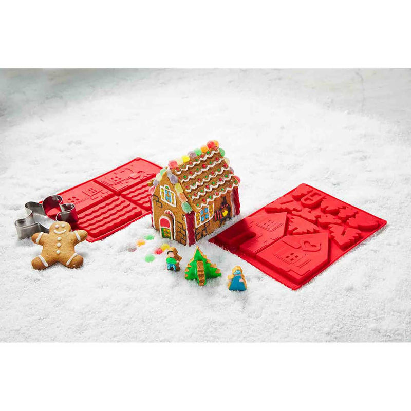 Silicone Gingerbread House Mold Set