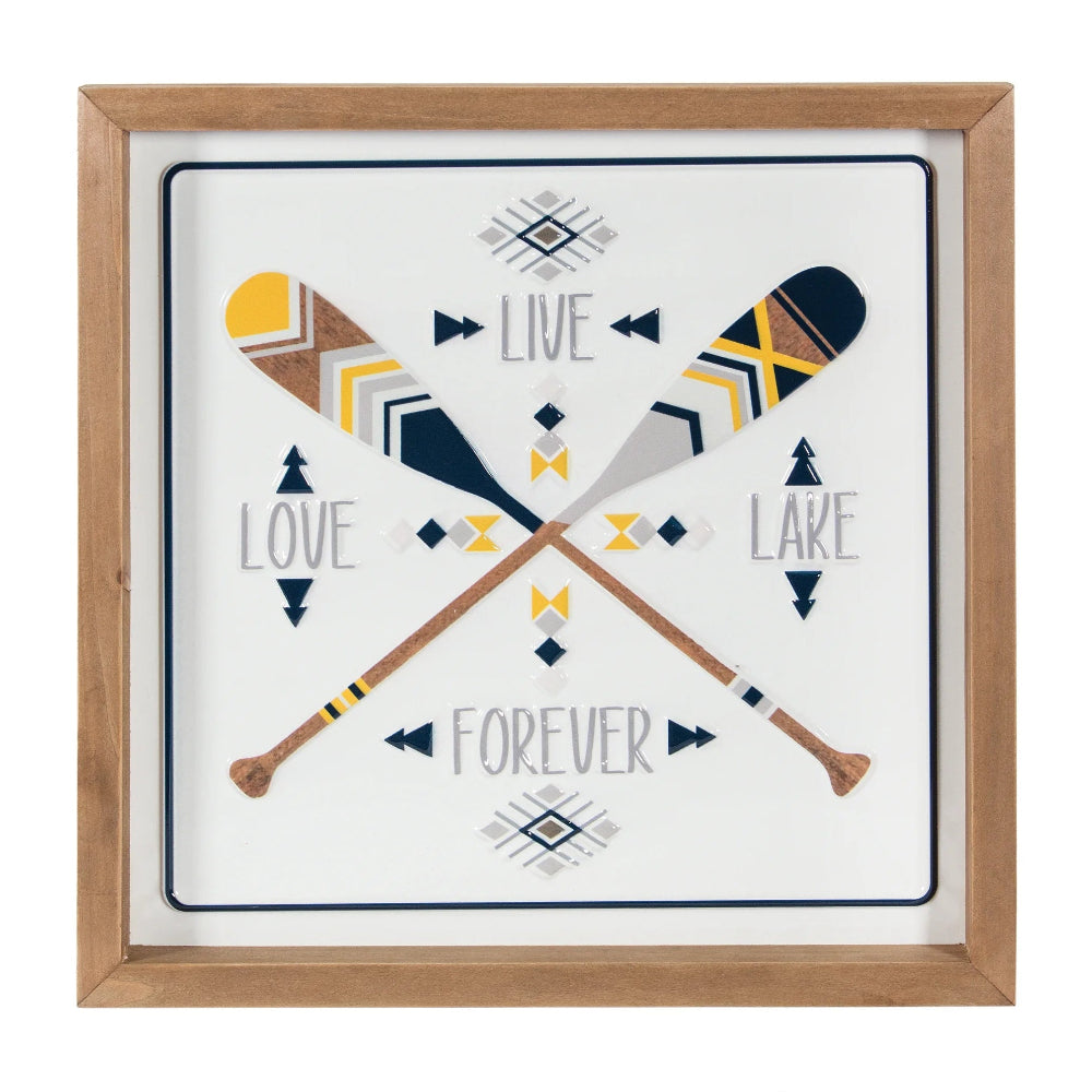 "Love Live Lake Forever" Wall Art | Putti Fine Furnishings