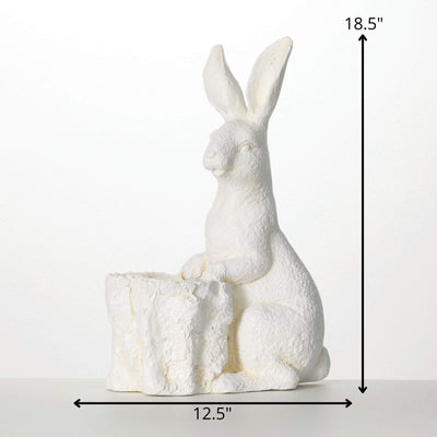 Sullivans White Rabbit Container | Putti Easter