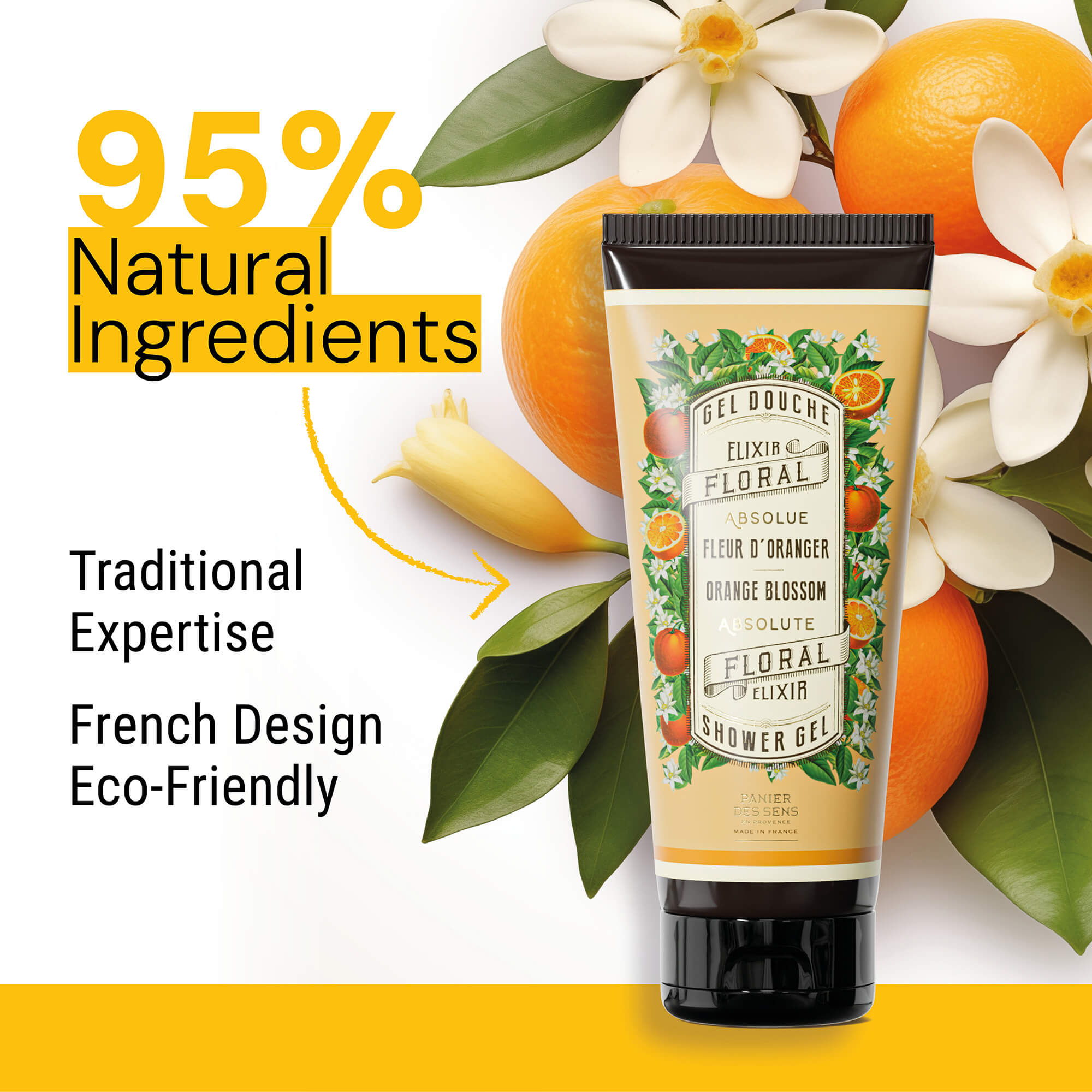 Panier des Sens Shower gel - Orange Blossom
