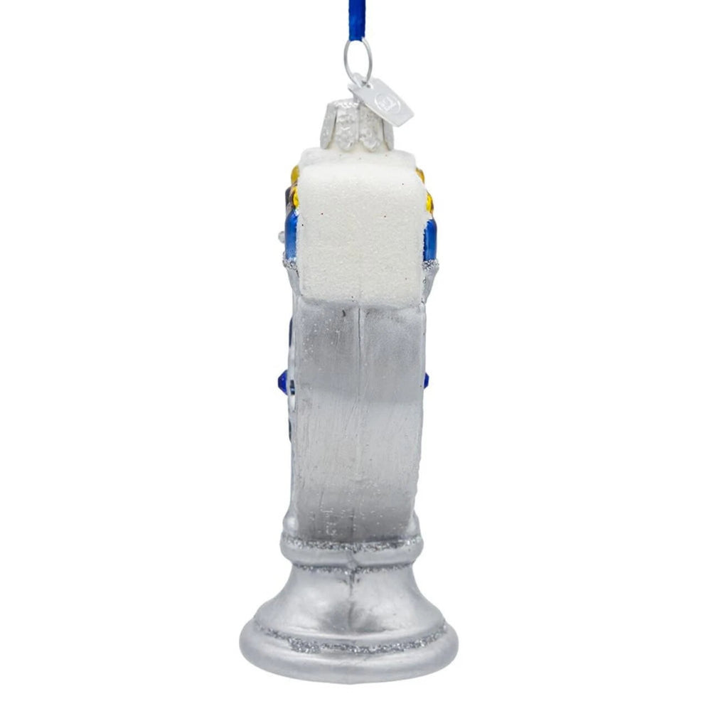 nb1881 Noble Gems™ Glass Menorah Ornament