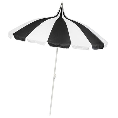 Black and White Garden Parasol Umbrella | Putti Fine Furnishings