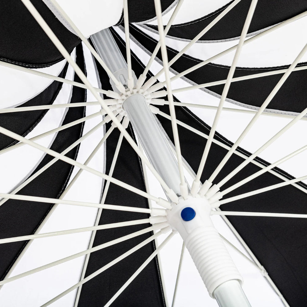 Black and White Garden Parasol Umbrella | Putti Fine Furnishings