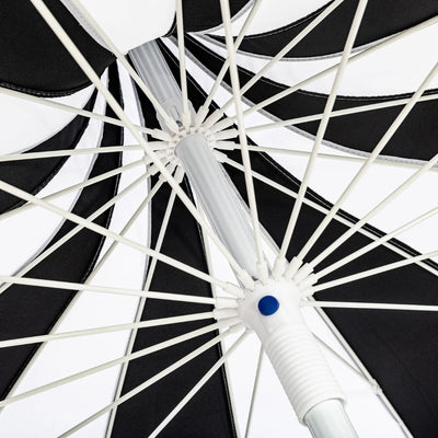 Black and White Garden Parasol Umbrella | Putti Fine Furnishings