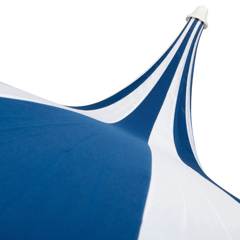 Navy and White Garden Parasol Umbrella | Putti Fine Furnishings