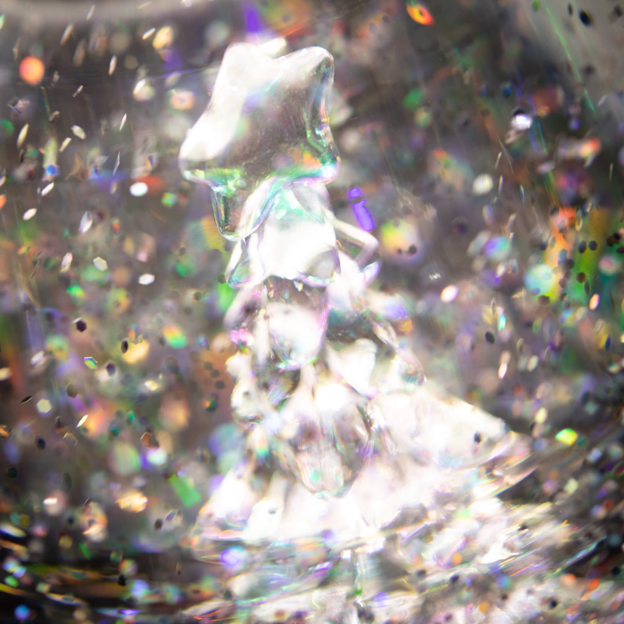 Lighted Tree Shimmer Dome Lantern