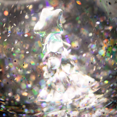 Lighted Tree Shimmer Dome Lantern