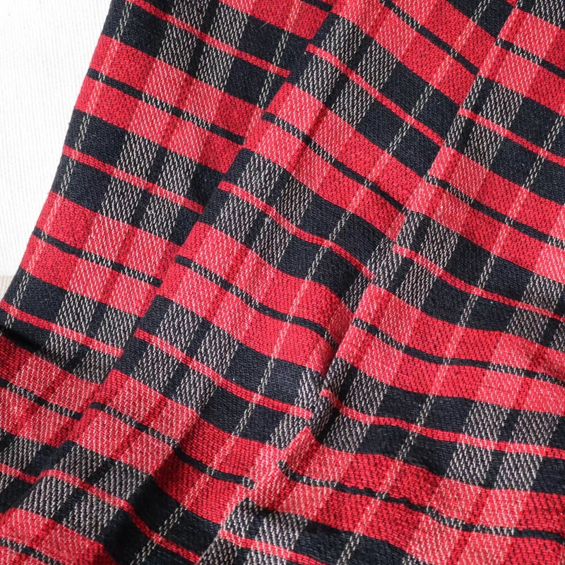 Kalalou Red Tartan Plaid Car Blanket