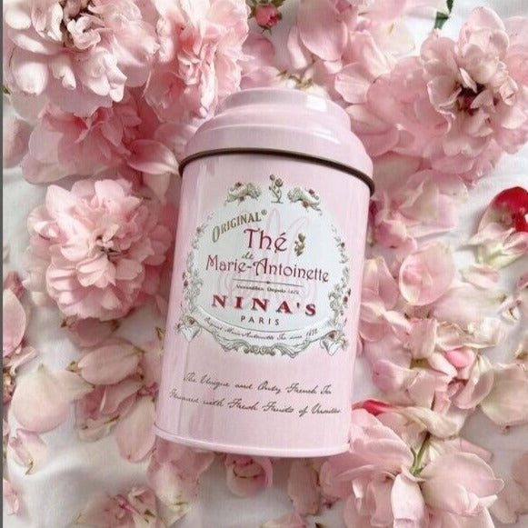 Nina's Paris  Marie Antoinette Black Tea with Rose and Apple Tin