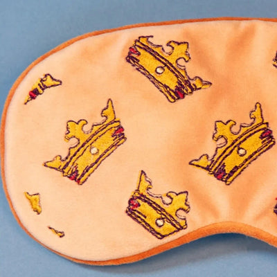 Lavender Velvet Eye Mask Crowns Blush