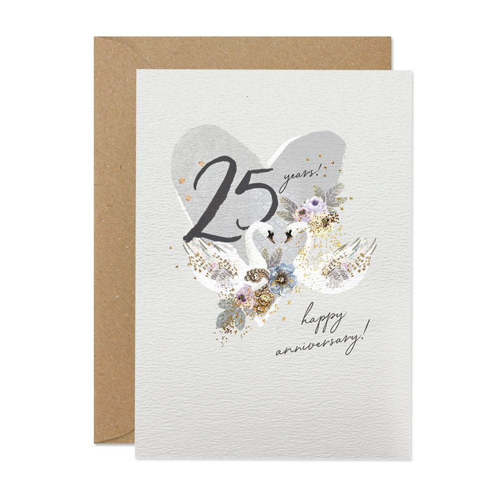 25 Years Anniversary Greeting Card