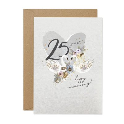 25 Years Anniversary Greeting Card