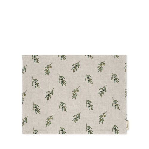 Sophie Allport Olives Linen Placemat