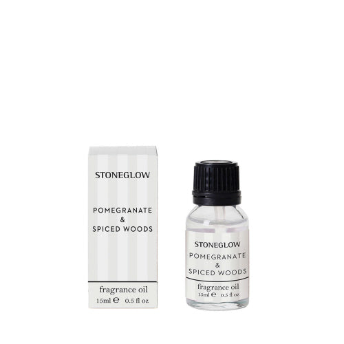 Stoneglow London Pomegranate & Spiced Woods Fragrance Oil | Putti Fine Furnishings