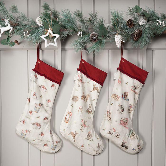 Winter Woodland Christmas Stocking