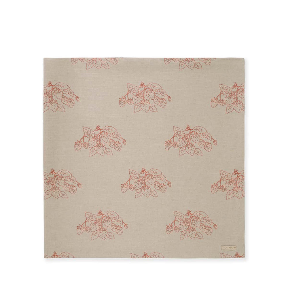 Sophie Allport Strawberry Linen Blend Tablecloth | Putti Fine Furnishings