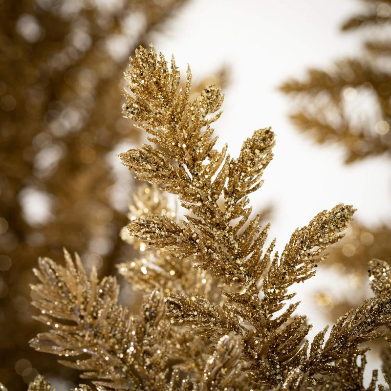 Potted Gold Pine tree | Putti Christmas Decorations
