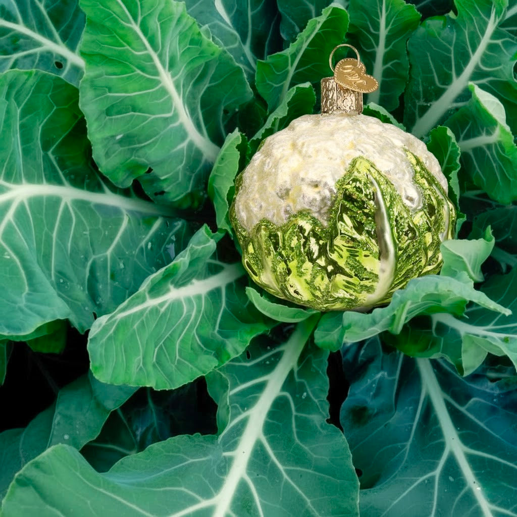 Old World Christmas Cauliflower Glass Ornament