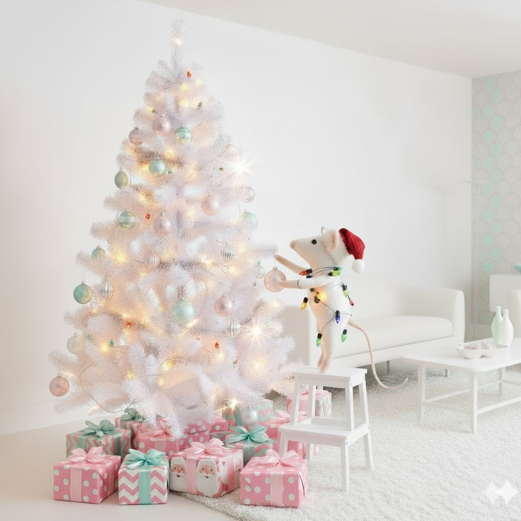 "Retro Ralph" Felt Mouse Ornament