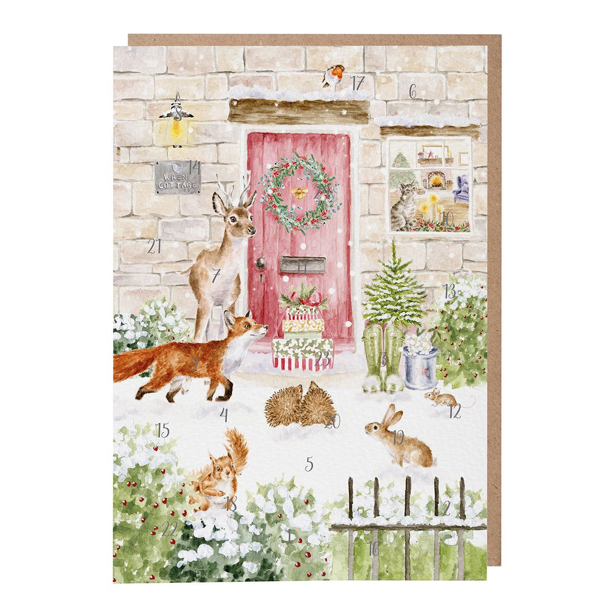 "Christmas Cottage" Advent Calendar | Putti Christmas Celebrations