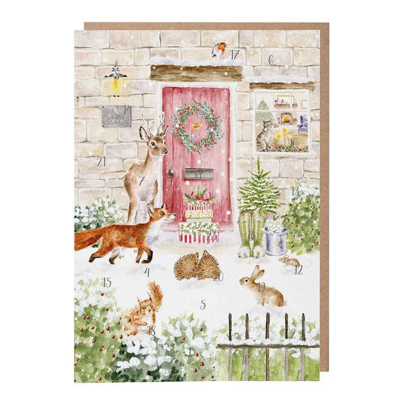 "Christmas Cottage" Advent Calendar | Putti Christmas Celebrations