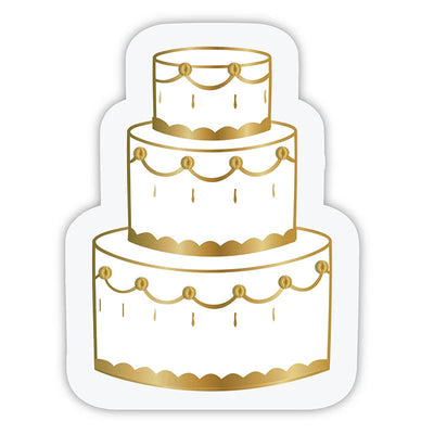 Slant Collection Wedding Cake Die Cut Paper Napkin | Le Petite Putti