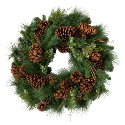 Pine with Cones Wreath