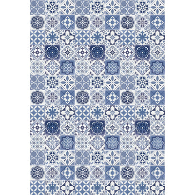 Antiquity Ceramics Blue Colored Vinyl Floor Mat