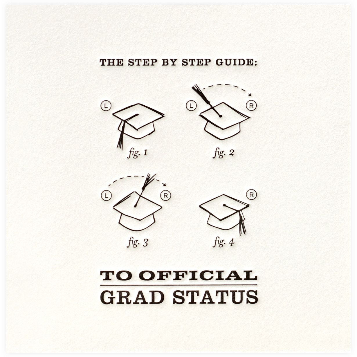 Official Grad Status Greeting Card, ED-Ellum Design, Putti Fine Furnishings