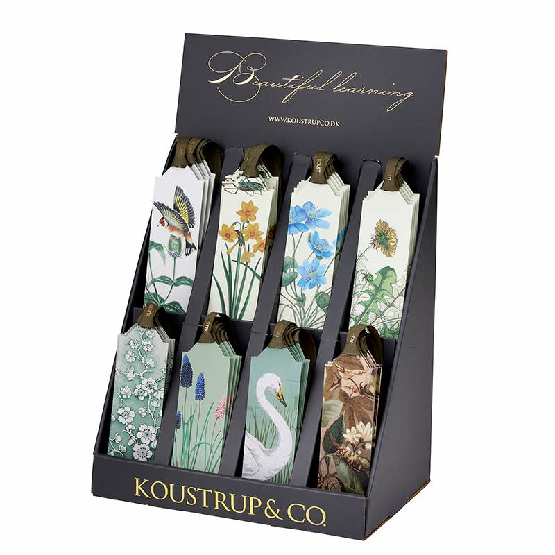 Bookmarks with green ribbon