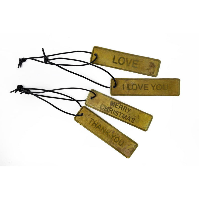 Brass Greeting Tags, IT-Indaba Trading, Putti Fine Furnishings