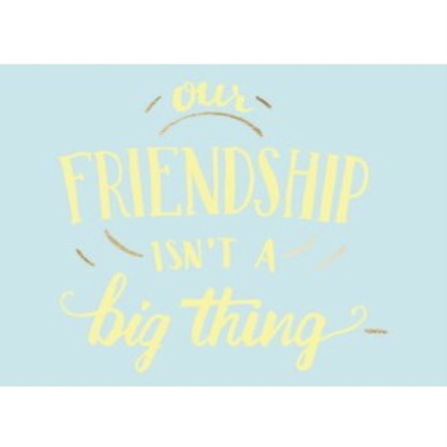 Graphique de France "Big Thing" Friendship Greeting Card | Putti