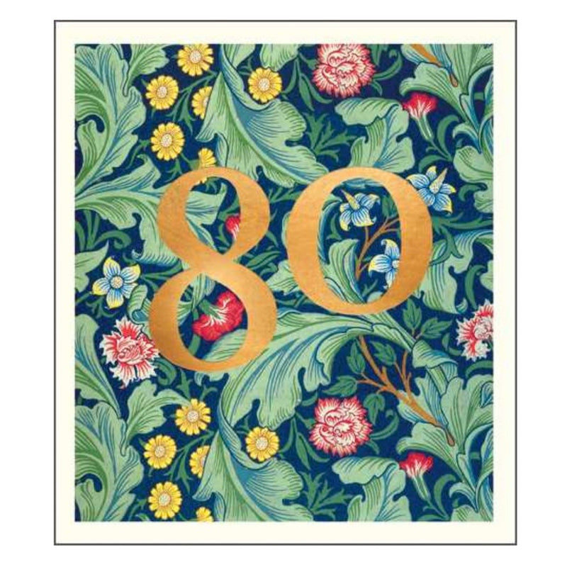80 William Morris Print Greeting Card