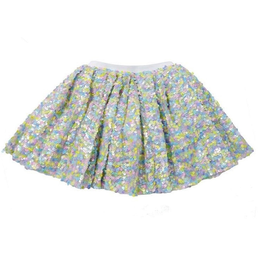 Children's Dress up Green Pretty Pastel Sequin Tutu | Le Petite Putti