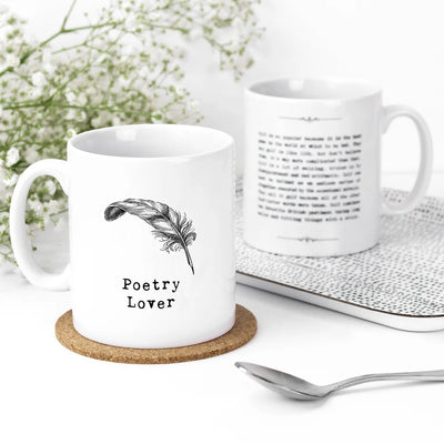 'Poetry Lover' Gift Boxed Mug | Putti Fine Furnishings Canada