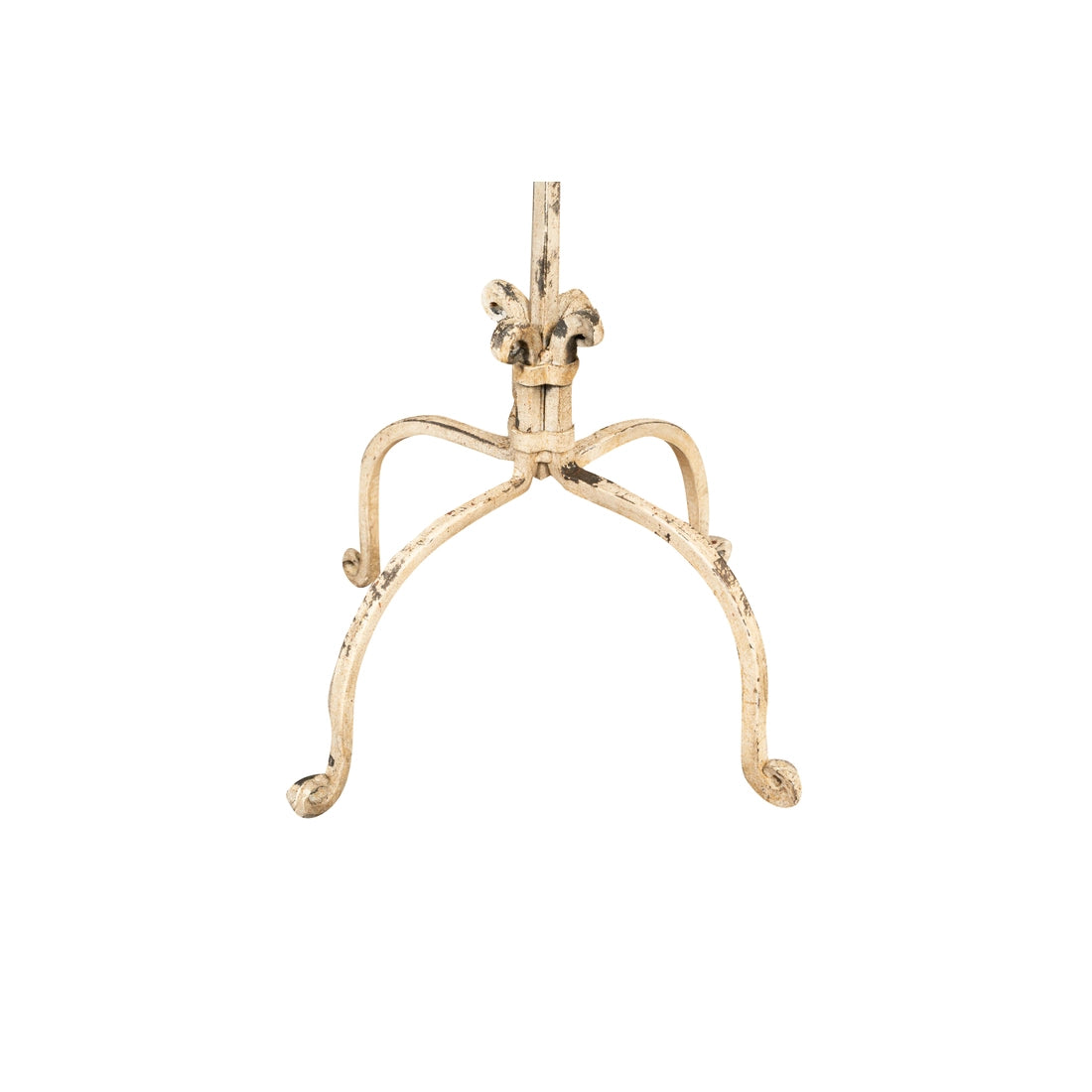 Hand Wrought Iron Floor Standing Candlestick