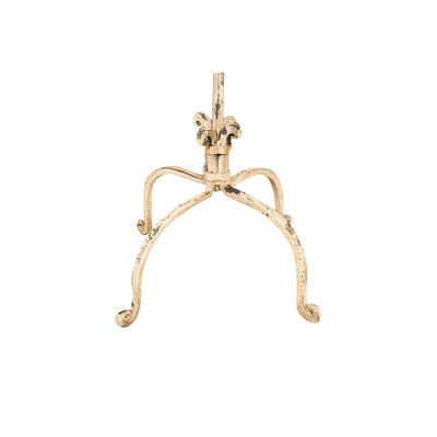 Hand Wrought Iron Floor Standing Candlestick