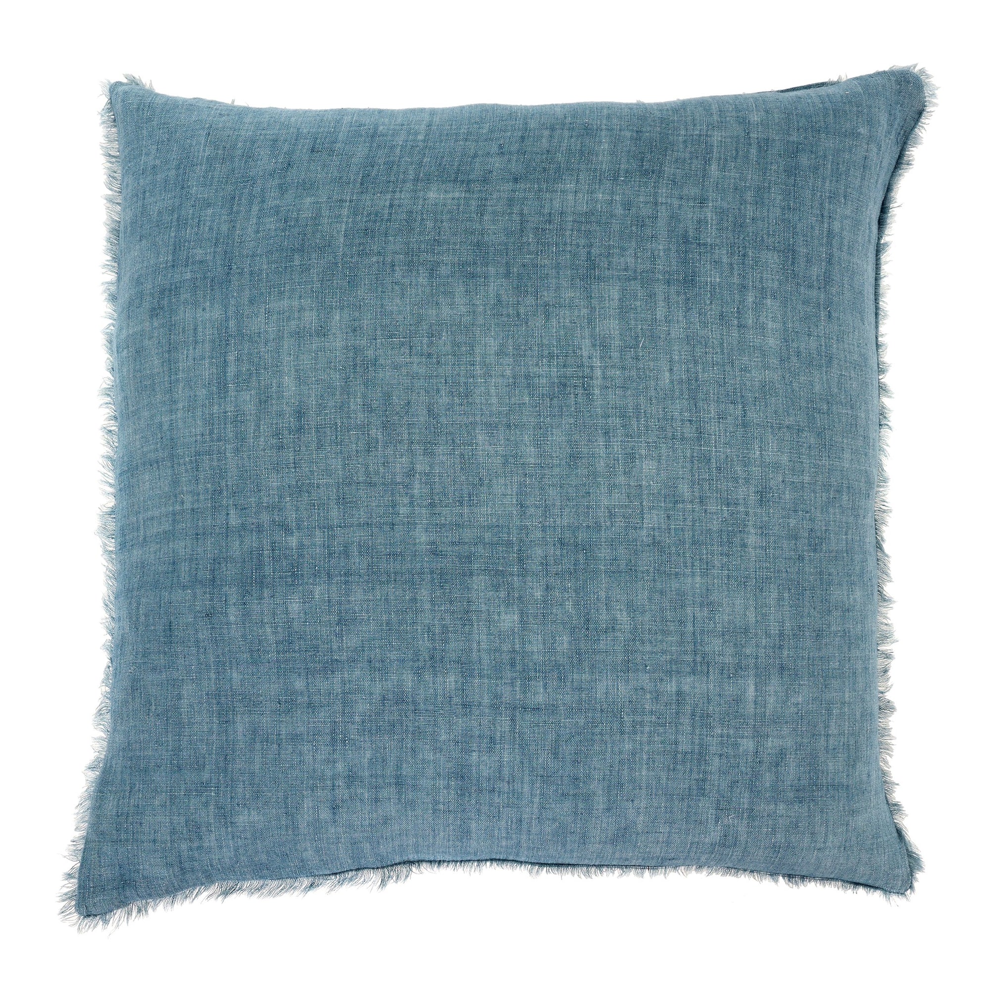 Lina Linen Pillow - Artic Blue