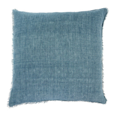 Lina Linen Pillow - Arctic Blue