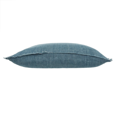 Lina Linen Pillow - Arctic Blue
