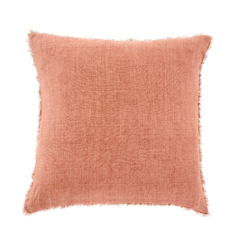 Lina Linen Pillow - Redwood