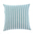 Seafoam Canvas Striped Pillow