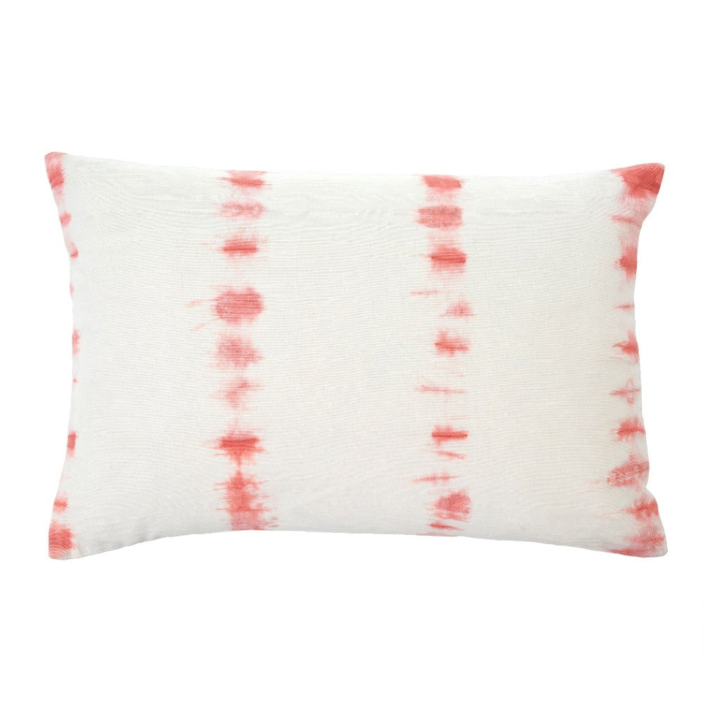 Coral Shibori Rectangular Pillow | Putti Fine Furnishings Canada