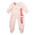 Mudpie Pink "Santa's Favourite" Footed Sleeper | Putti Christmas Canada