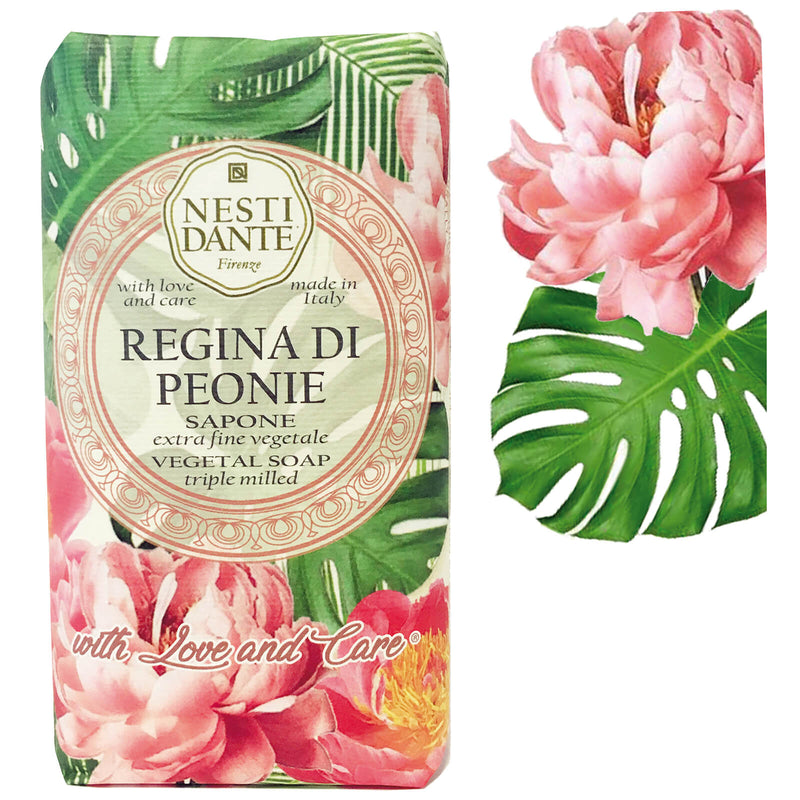 Nesti Dante "With Love & Care" Regina Di Peonie Soap