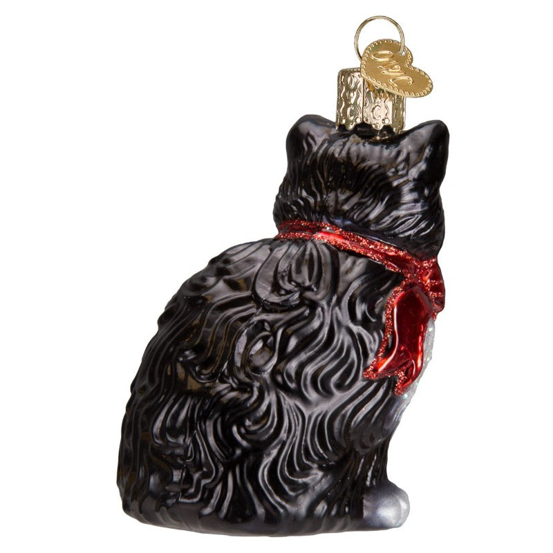 Old World Christmas Tuxedo Kitty Glass Ornament